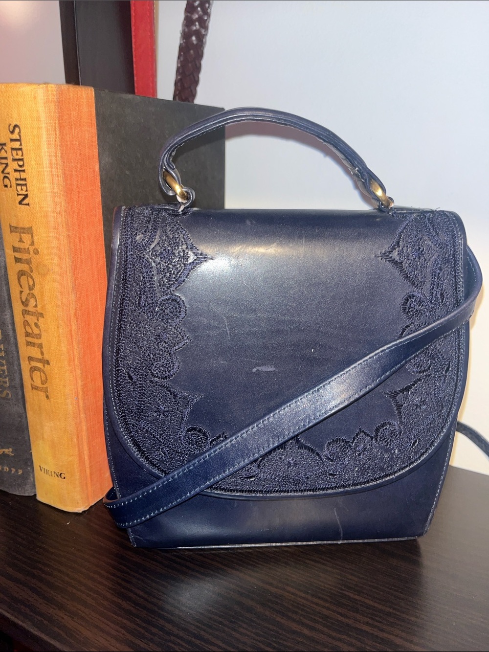Oscar De La Renta Vintage leather crossbody